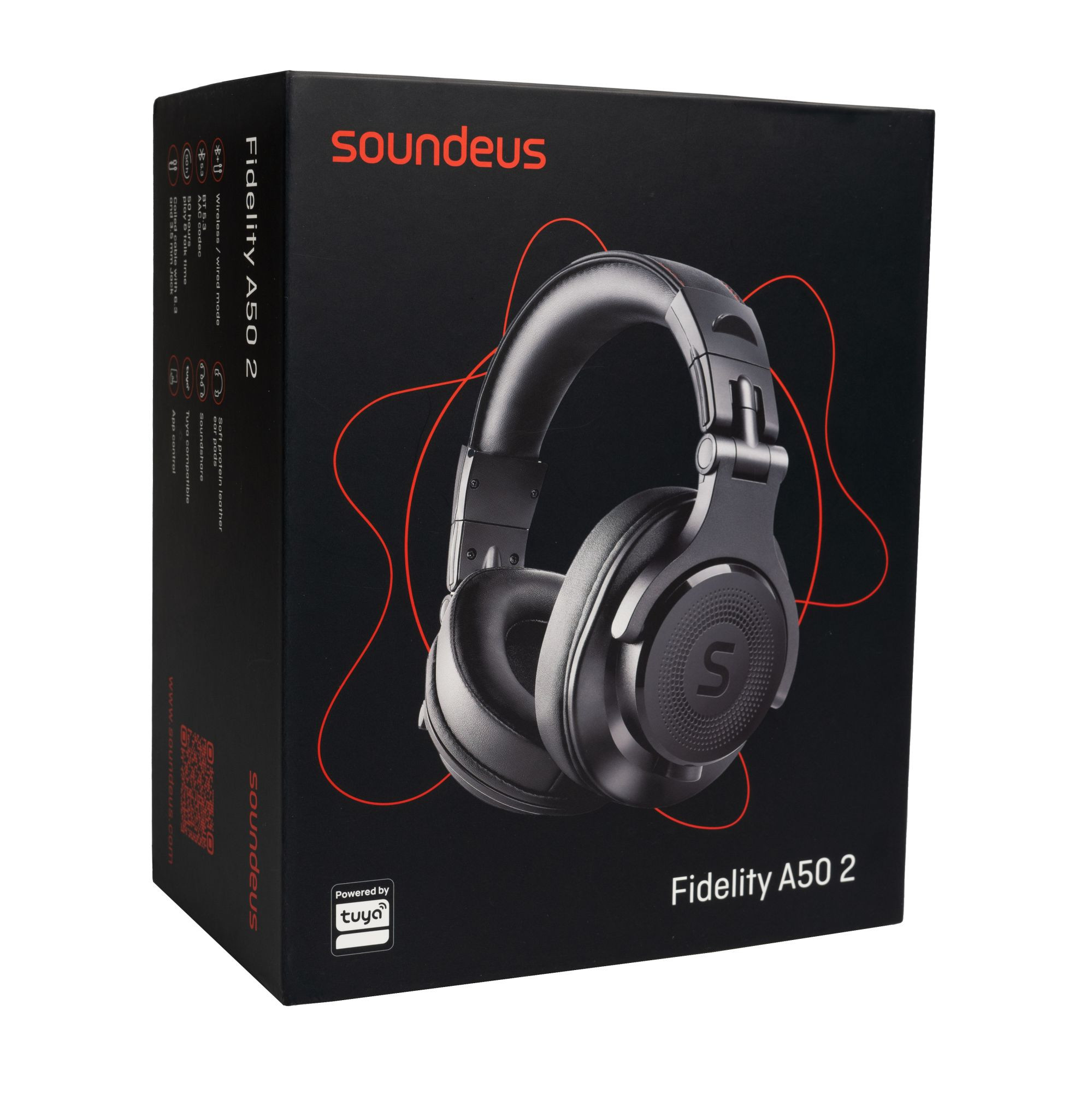 Galerijní obrázek č.1 Na uši (s kabelem) SOUNDEUS Fidelity A50-2 A-Stock