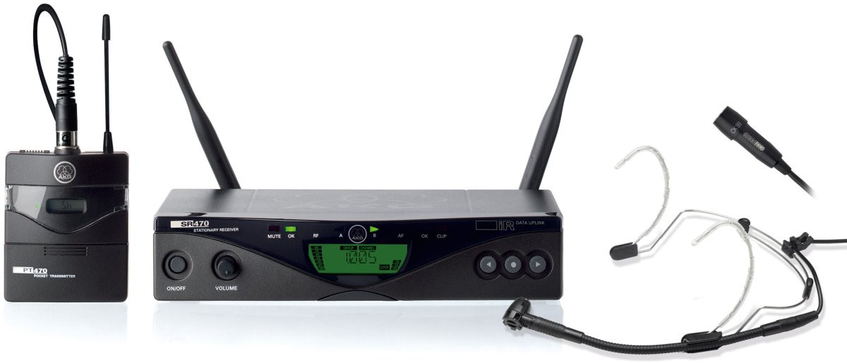Hlavní obrázek S klopovým mikrofonem (lavalier) AKG WMS470 Presenter Set-b1