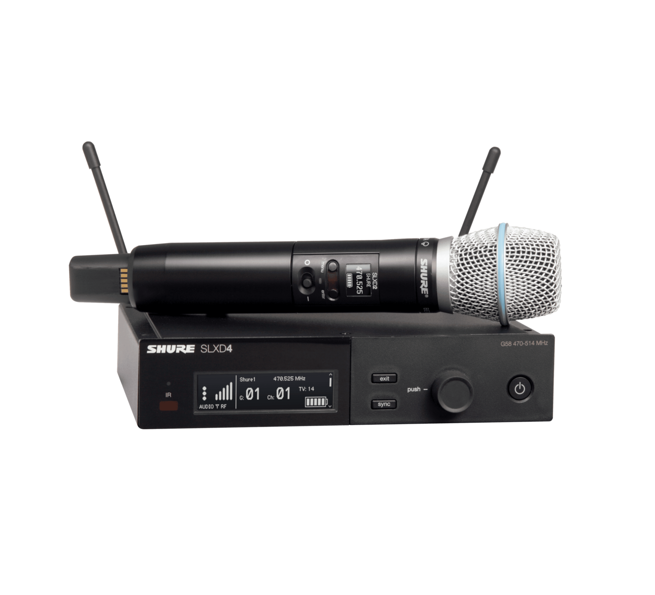 Hlavní obrázek S ručním mikrofonem SHURE SLXD24E/B87A-G59