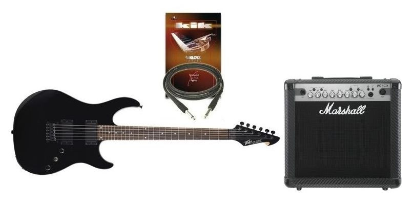 Hlavní obrázek Elektrické sety Marshall MG15CFX + PEAVEY AT-200 Black + KLOTZ KIK4,5PP