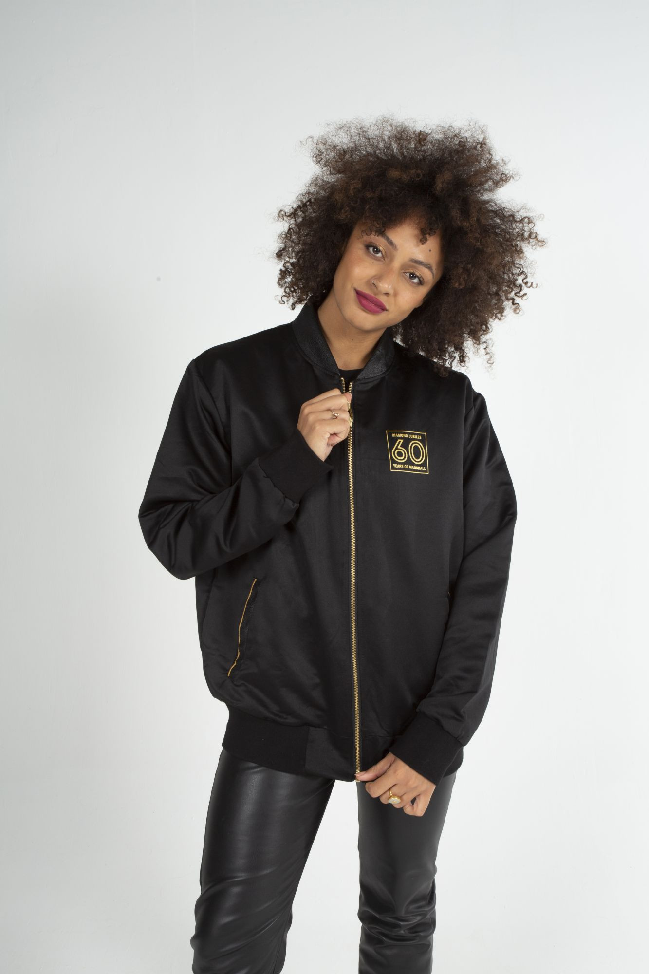 Galerijní obrázek č.8 Výprodej MARSHALL 60th Anniversary - Saténová bunda Bomber XL