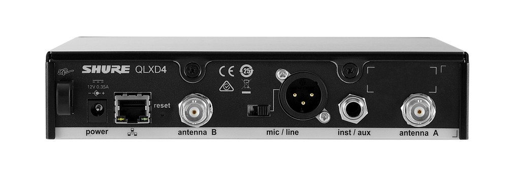 Galerijní obrázek č.2 S hlavovým mikrofonem SHURE QLXD14/153-B K51  606 - 670 MHz