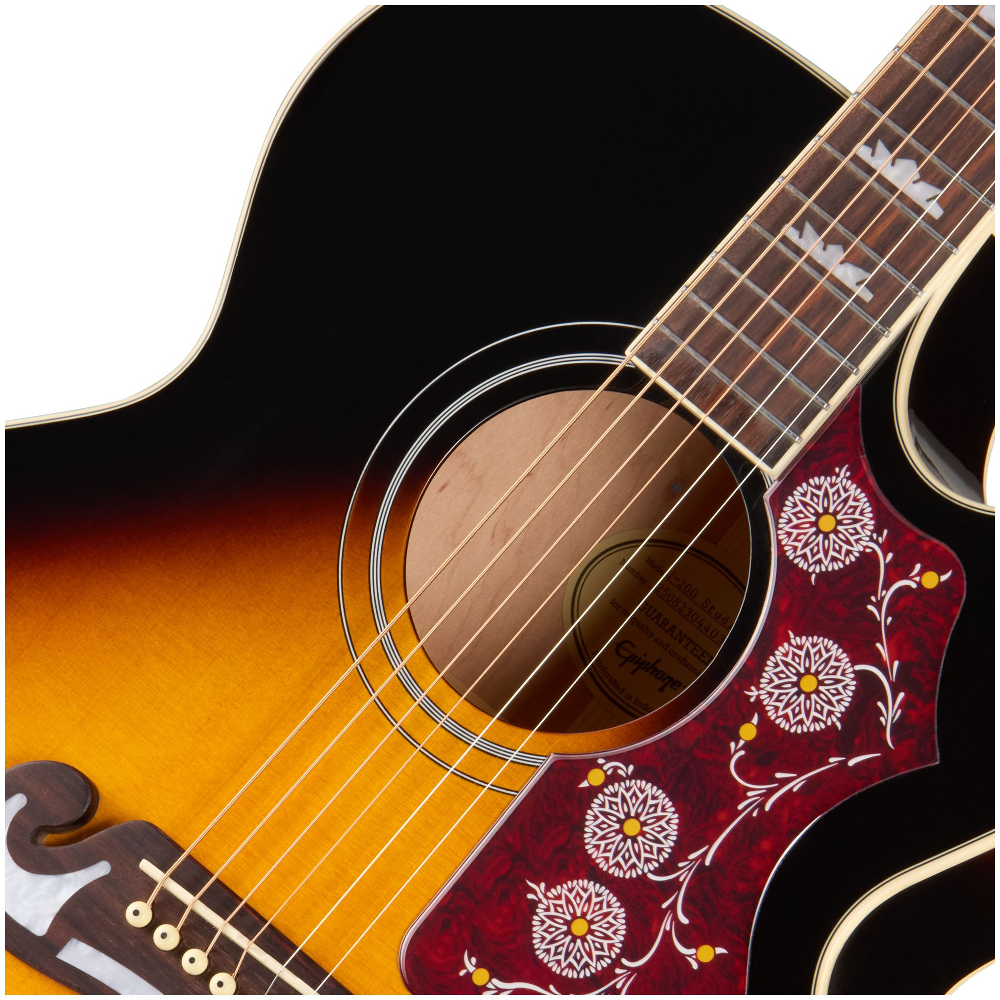 Galerijní obrázek č.3 Jumbo EPIPHONE J-200 Studio EC - Vintage Sunburst