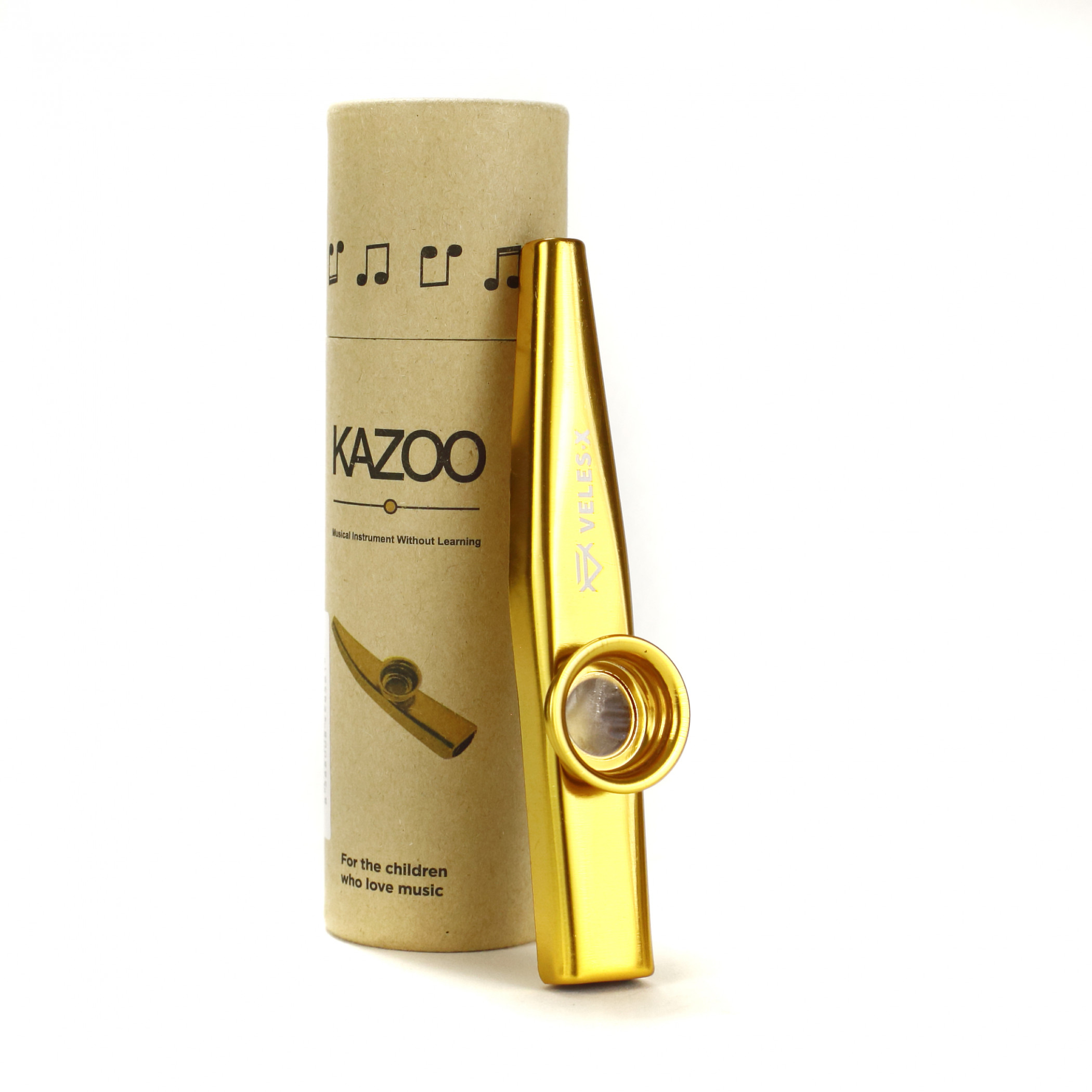 Hlavní obrázek Kazoo a další foukací nástroje VELES-X MKG Metal Kazoo - Gold
