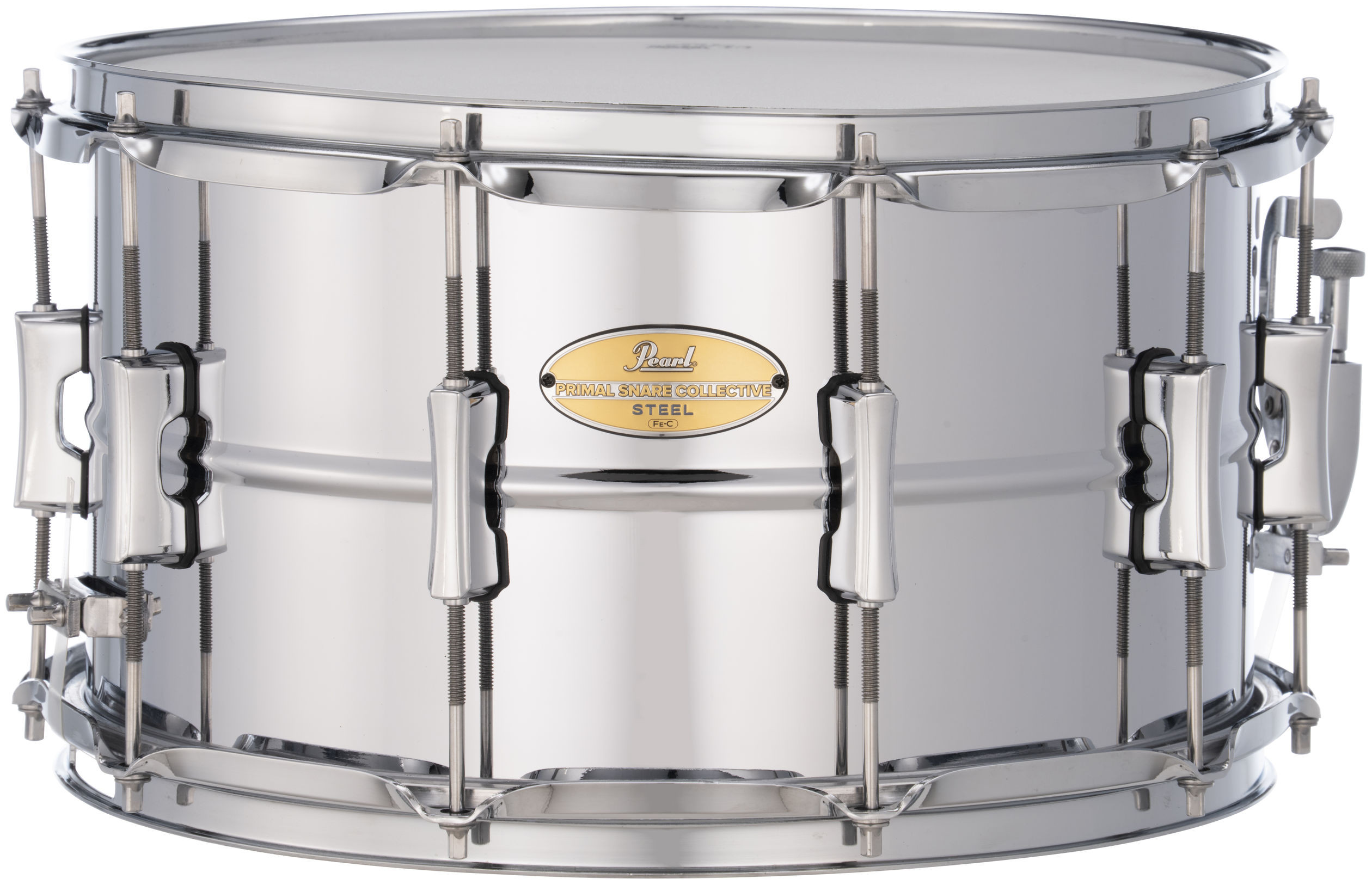 Hlavní obrázek 14" PEARL PSC1480S Primal Snare Collective 14” x 8” - Mirror Chrome
