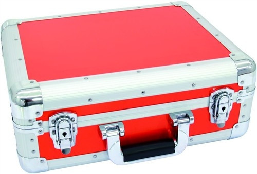 Hlavní obrázek Přepravní boxy pro DJs ROADINGER 3012205A CD Case Alu Digital Booking červený