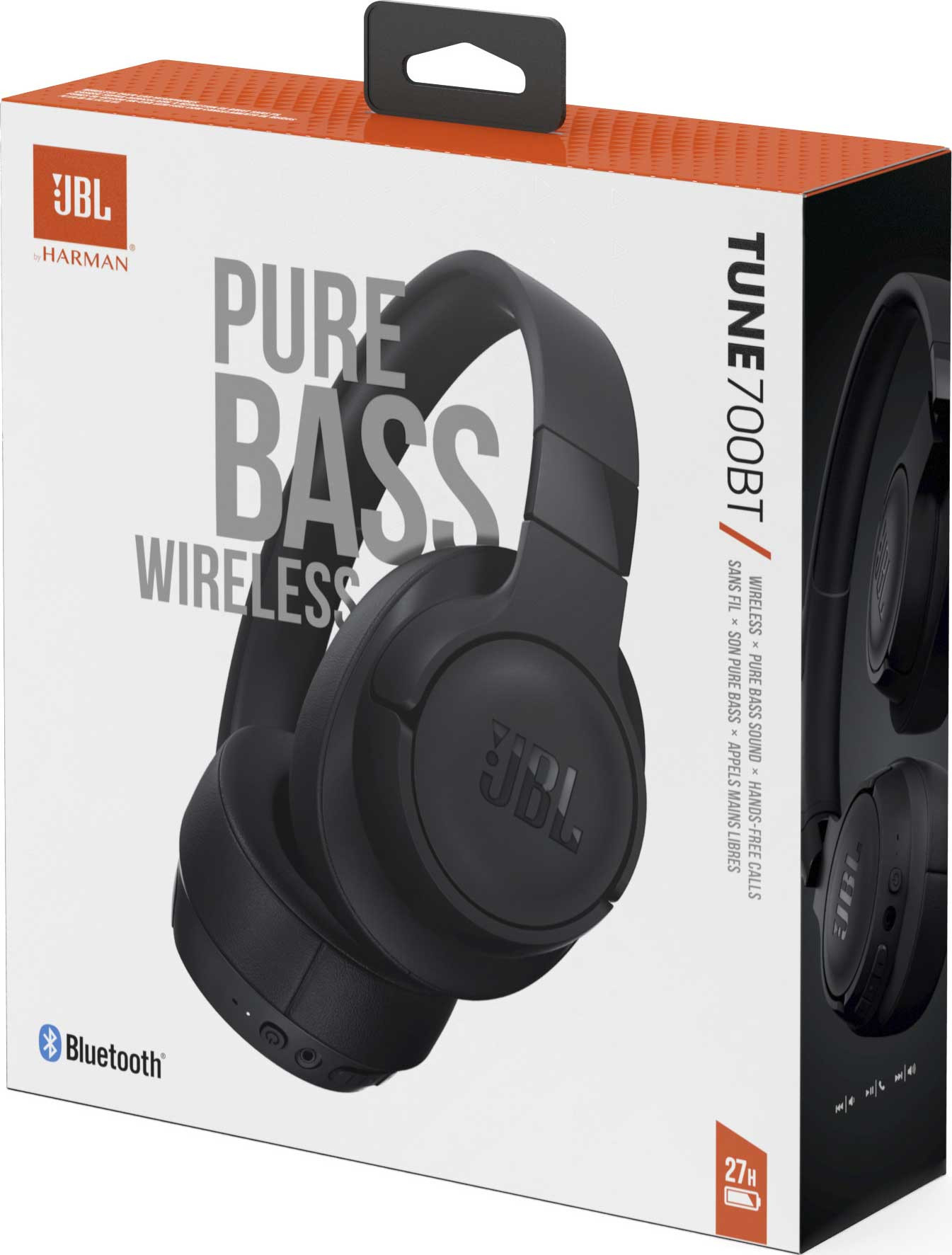Galerijní obrázek č.6 Na uši (s kabelem) JBL Tune 700BT Black