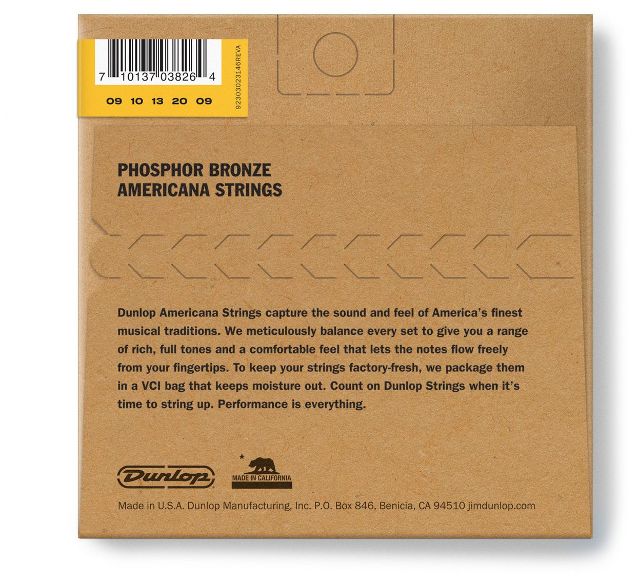 Galerijní obrázek č.1 Pro banja DUNLOP Phosphor Bronze Loop End Banjo Strings 09-20 / 5-String