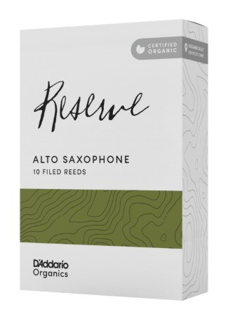 Hlavní obrázek Alt saxofon D'ADDARIO ODJR10305 Organic Reserve Alto Saxophone Reeds 3.0+ - 10 Pack