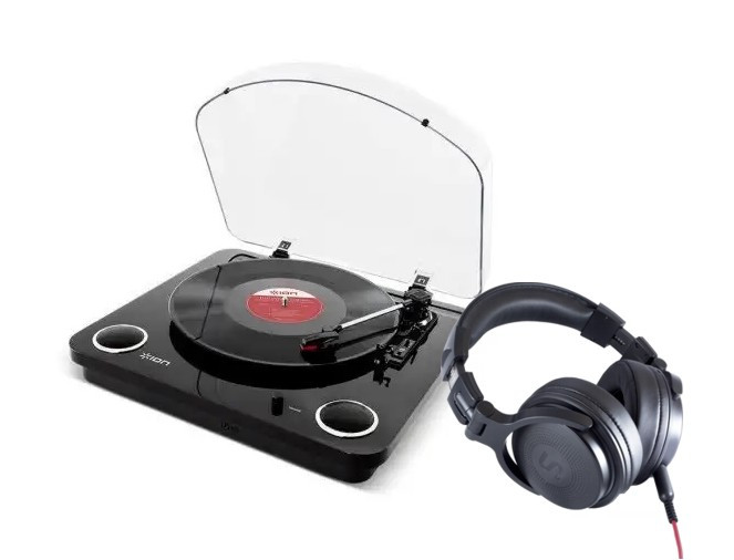 Hlavní obrázek Se zabudovanými reproduktory ION Max LP Black Fidelity 30 SET