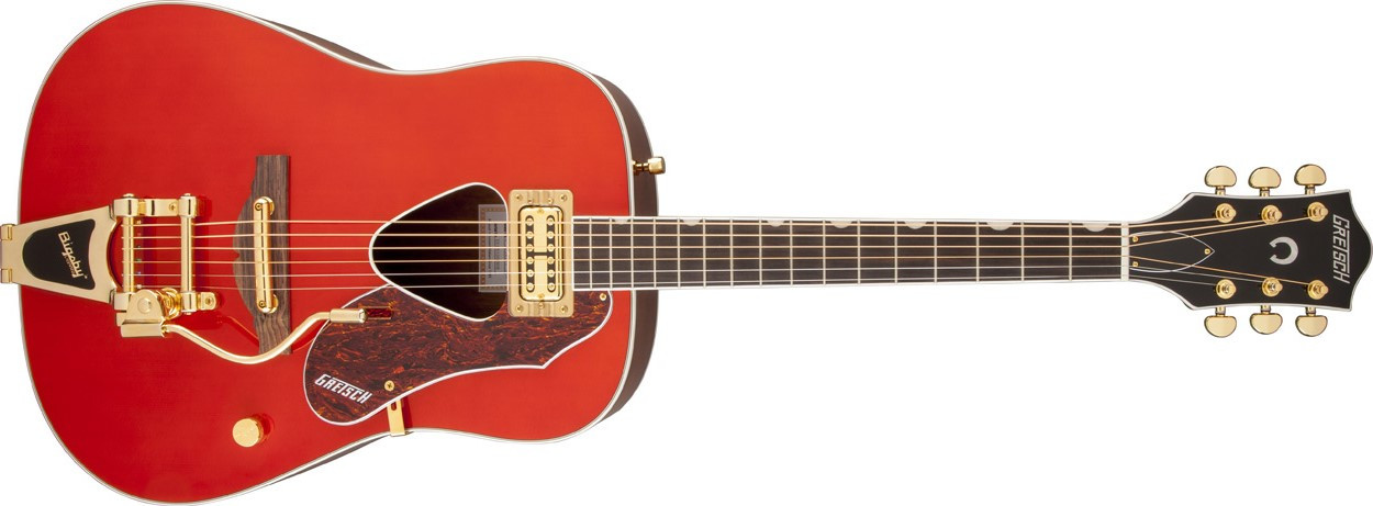 Hlavní obrázek Dreadnought GRETSCH G5034TFT Rancher™, Rosewood Fingerboard - Orange
