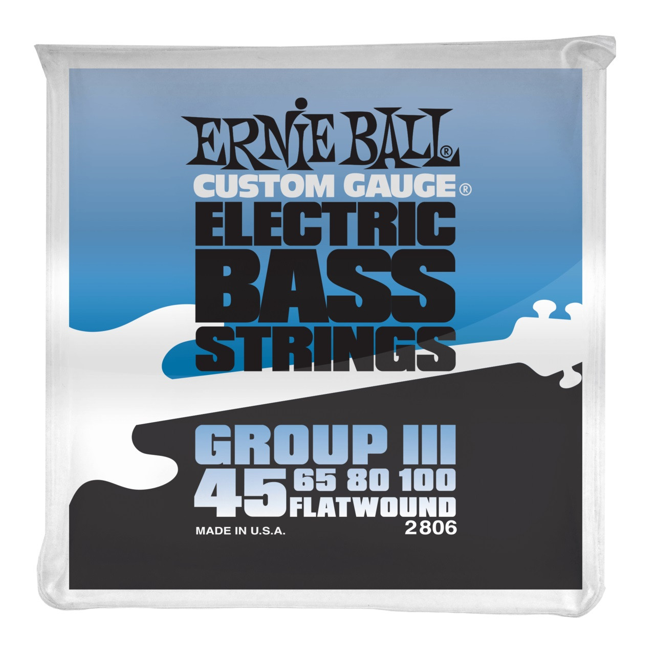 Hlavní obrázek Tvrdost .045 ERNIE BALL P02806 Flatwound Bass Group III - .045 - .100
