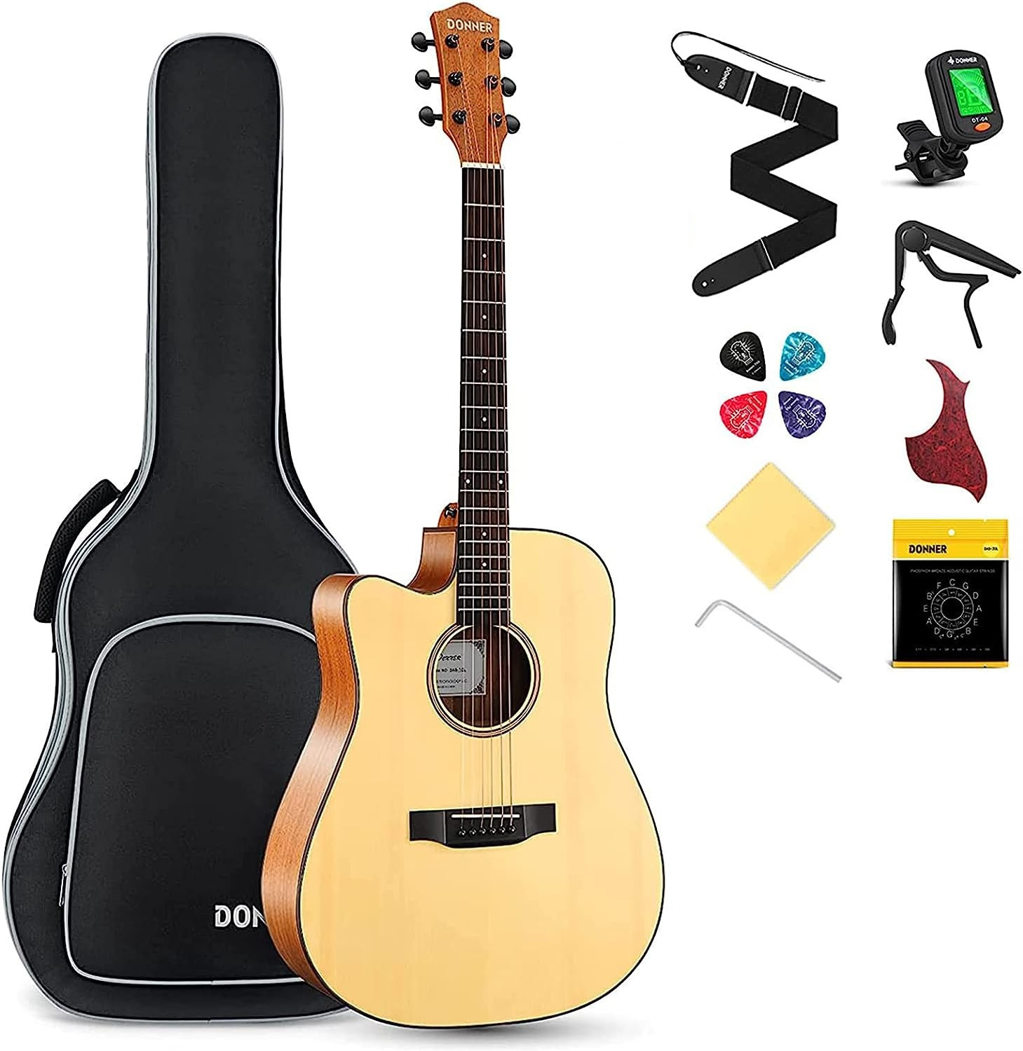 Hlavní obrázek Akustické sety DONNER DAG-1CL - Natural