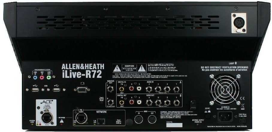 Galerijní obrázek č.1 Digitální mixpulty ALLEN HEATH iLive R72