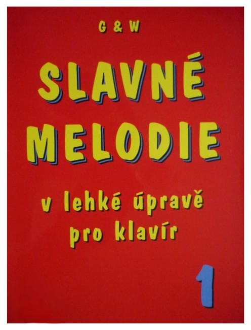 Hlavní obrázek Zpěvníky a učebnice PUBLIKACE Slavné melodie 1 v lehké úpravě pro klavír + CD - Jiří Ullmann