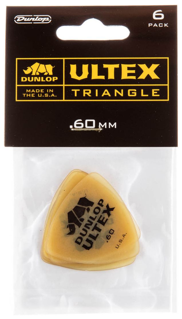 Galerijní obrázek č.2 Tvrdost do 0.70 DUNLOP Ultex Triangle Pick 0.60mm