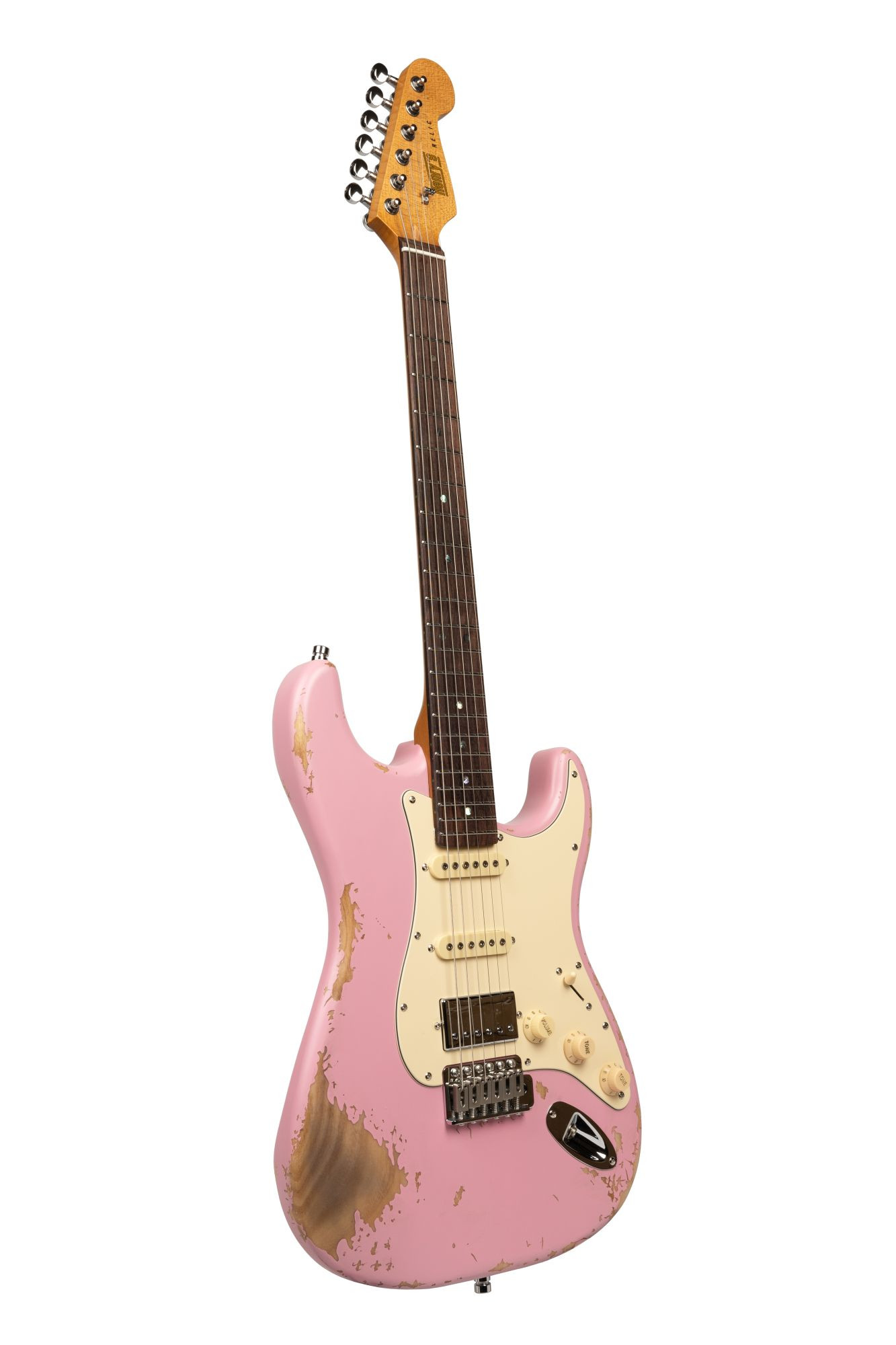 Galerijní obrázek č.2 Elektrické kytary HENRY’S Snake ST-1 Boa - Pink Relic B-Stock