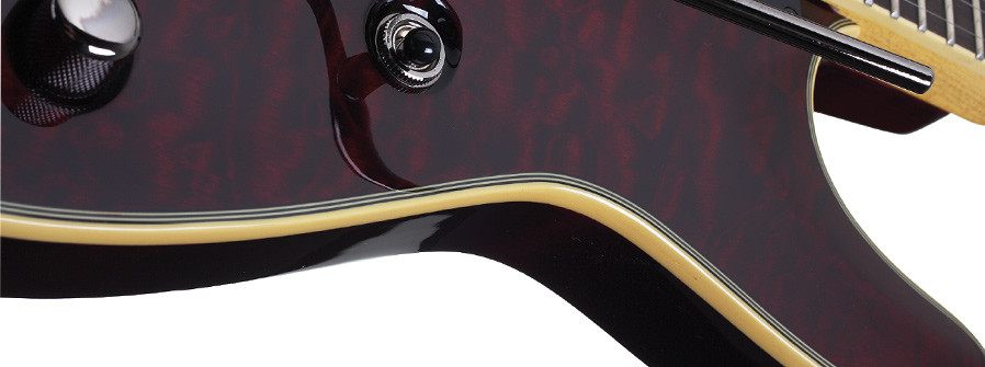 Galerijní obrázek č.1 Superstrat SCHECTER Omen Extreme 6 FR Black Cherry