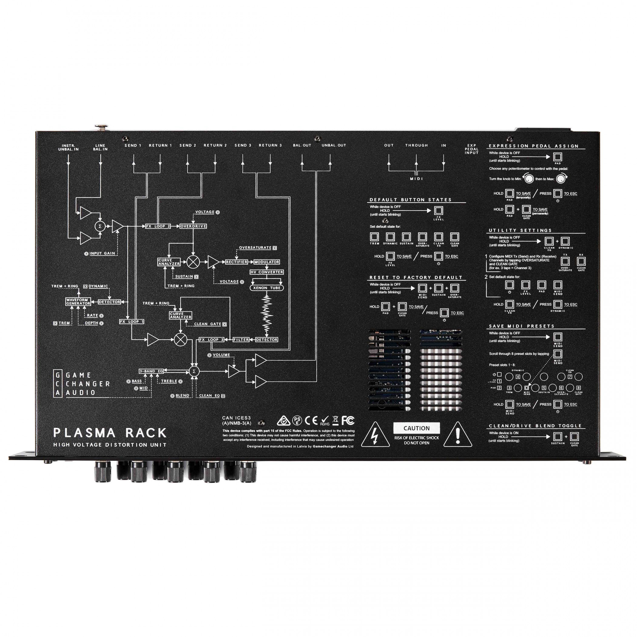 Galerijní obrázek č.7 Overdrive, distortion, fuzz, boost GAMECHANGER AUDIO PLASMA Rack