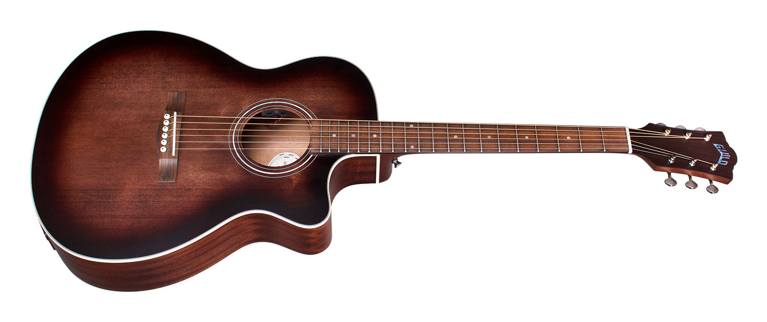 Galerijní obrázek č.1 Další tvary GUILD OM-240CE - Antique Charcoal Burst