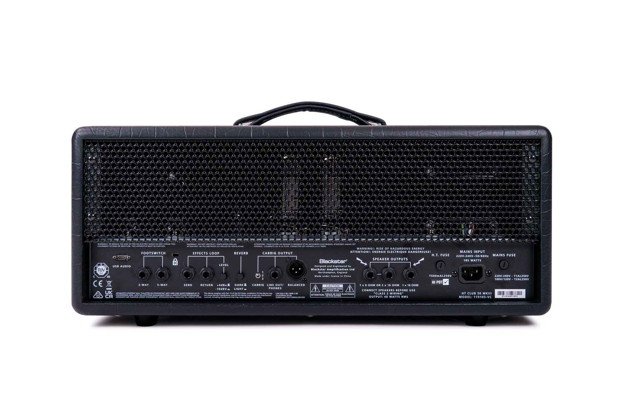 Galerijní obrázek č.3 Lampové zesilovače BLACKSTAR HT Club 50H MkIII