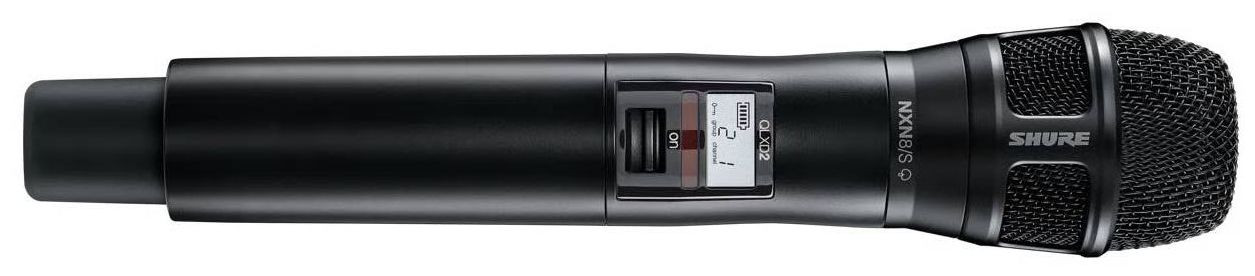 Hlavní obrázek Samostatné vysílače k bezdrátovým systémům SHURE QLXD2/N8S H51 534 - 598 MHz