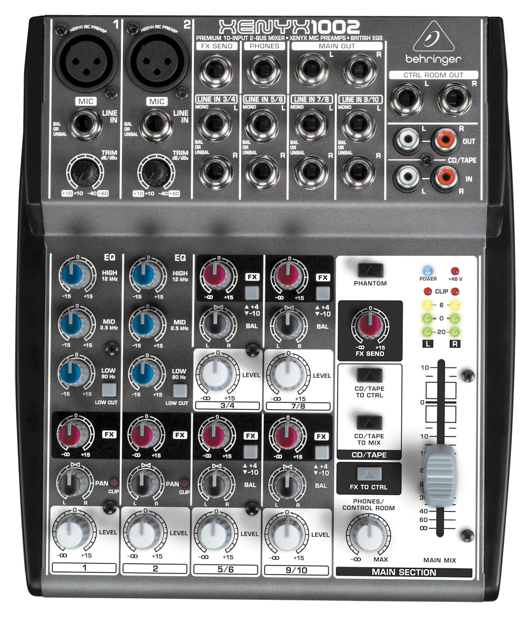 Hlavní obrázek Mixážní pulty bez efektu BEHRINGER XENYX1002