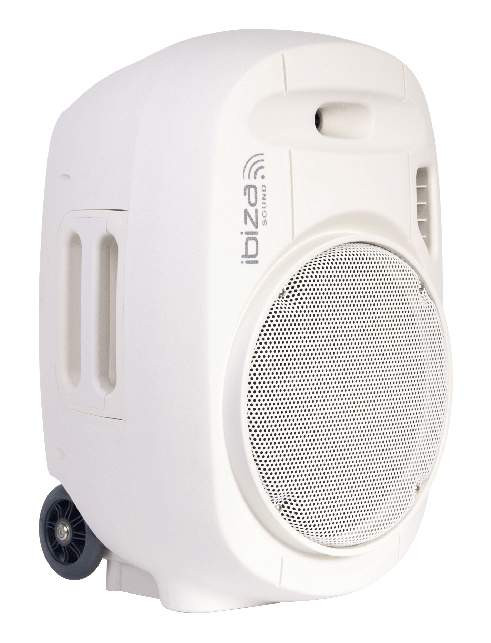 Galerijní obrázek č.2 Mobilní a bateriově napájené reproboxy IBIZA SOUND PORT12UHF-WH-MKII