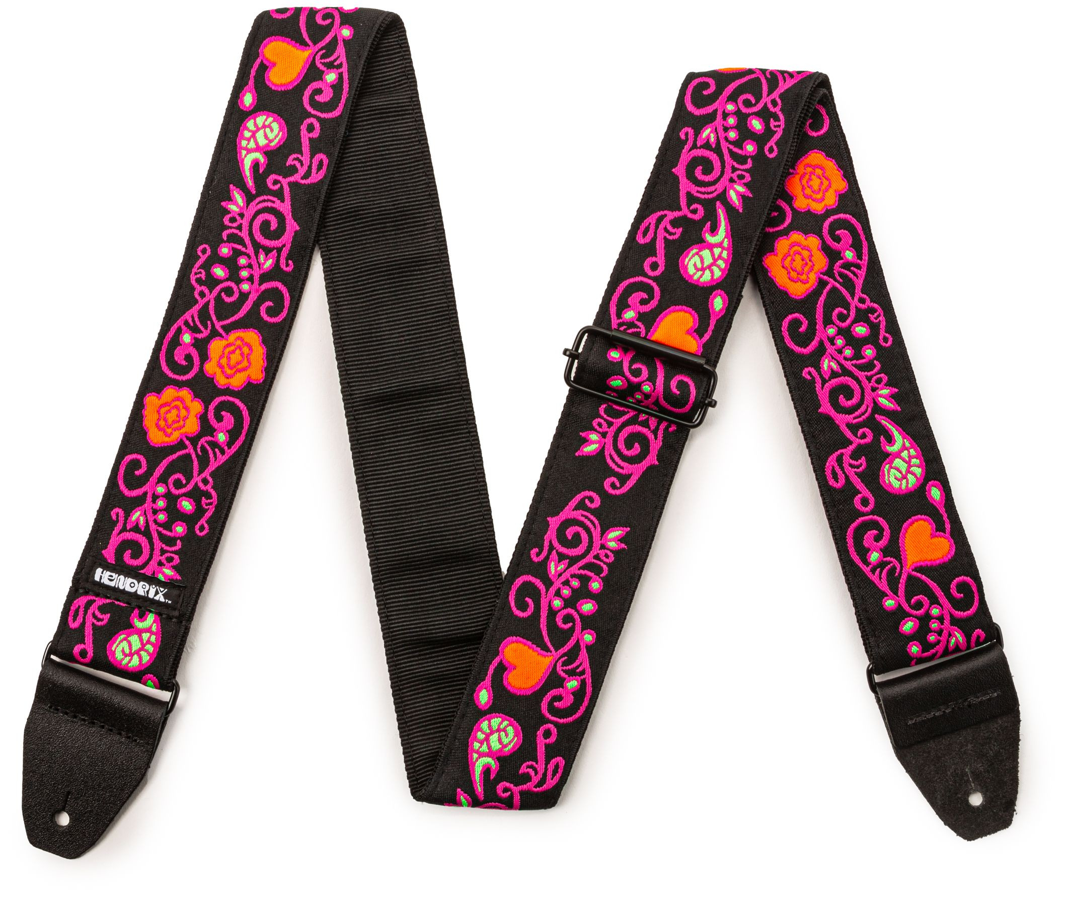 Galerijní obrázek č.1 Nylonové/textilní DUNLOP Jimi Hendrix Blacklight Monterey Pink Strap