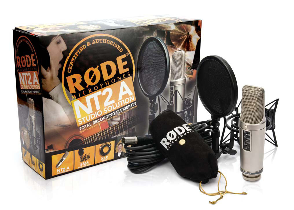 Hlavní obrázek Velkomembránové kondenzátorové mikrofony RODE NT2A Studio Solution Kit