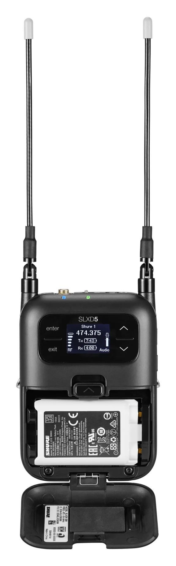 Galerijní obrázek č.3 Samostatné přijímače k bezdrátovým systémům SHURE SLXD5 J53 562-606 MHz