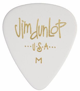 Hlavní obrázek Tvrdost  1.0 DUNLOP 483P01MD Classic Celluloid Medium White