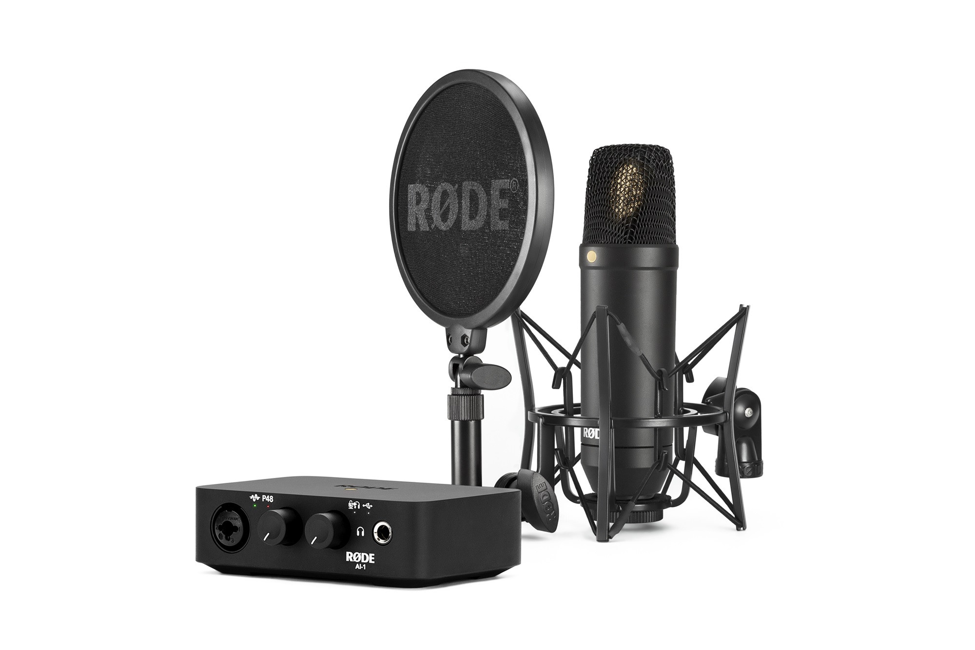 Galerijní obrázek č.1 Velkomembránové kondenzátorové mikrofony RODE Complete Studio Kit