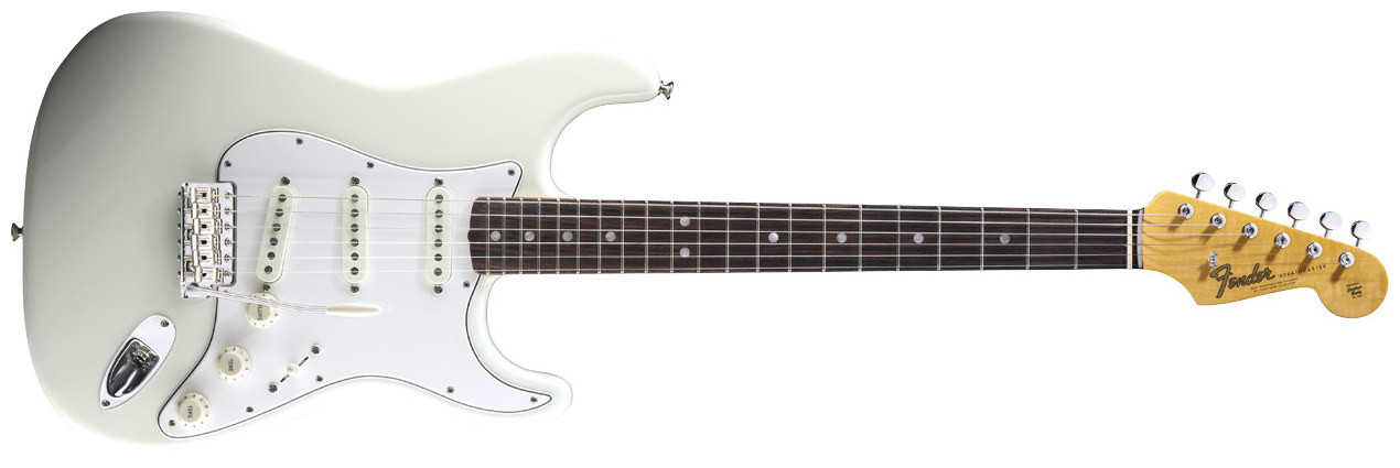 Hlavní obrázek ST - modely FENDER American Vintage '65 Stratocaster®, Round-Lam Rosewood Fingerboard, Olympic White