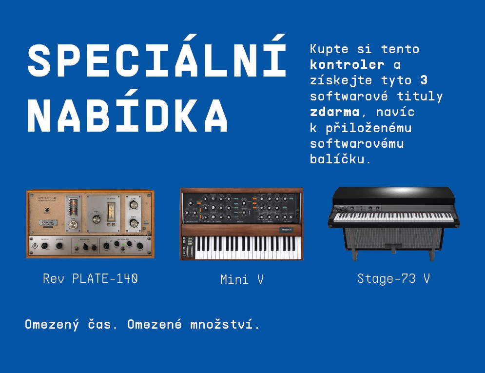 Galerijní obrázek č.1 MIDI keyboardy ARTURIA KeyLab Essential 61