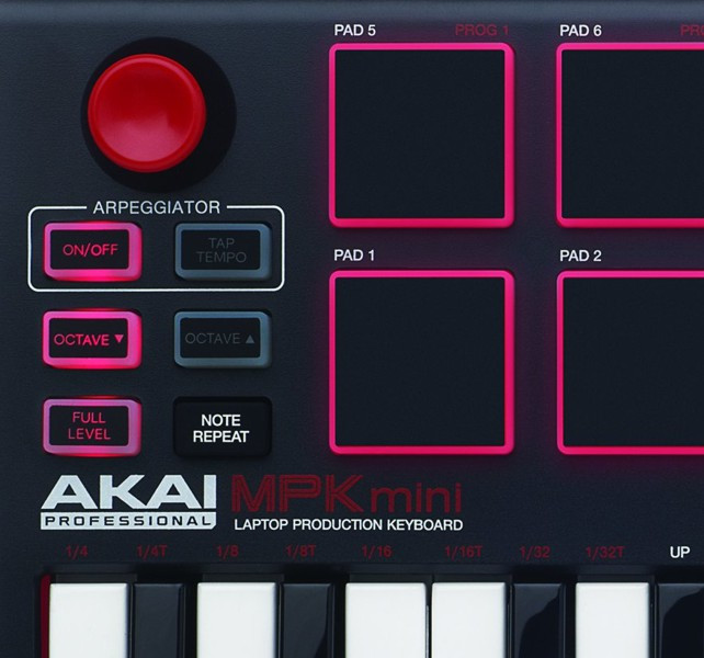 Galerijní obrázek č.1 MIDI keyboardy AKAI MPK 2 Mini