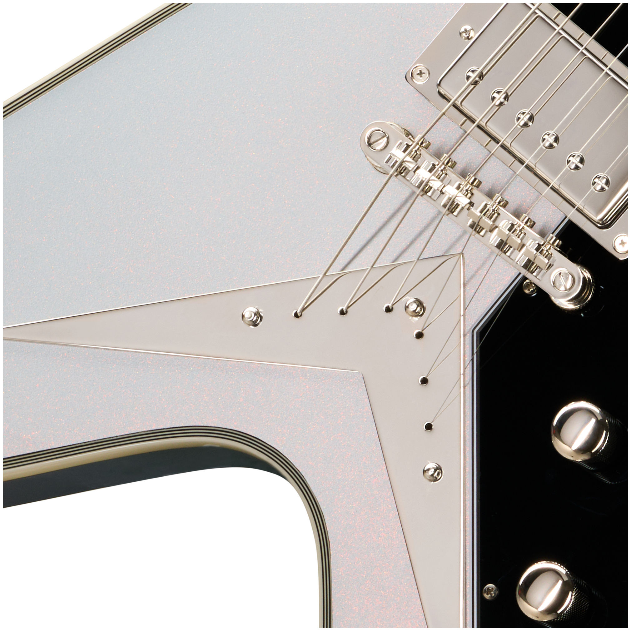 Galerijní obrázek č.3 Hard&heavy EPIPHONE Futura Flying V Custom - Quicksilver Shift