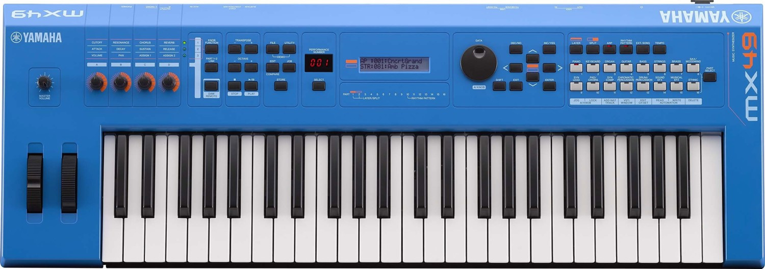 Hlavní obrázek Syntezátory, varhany, virtuální nástroje YAMAHA MX49 BU Version 2