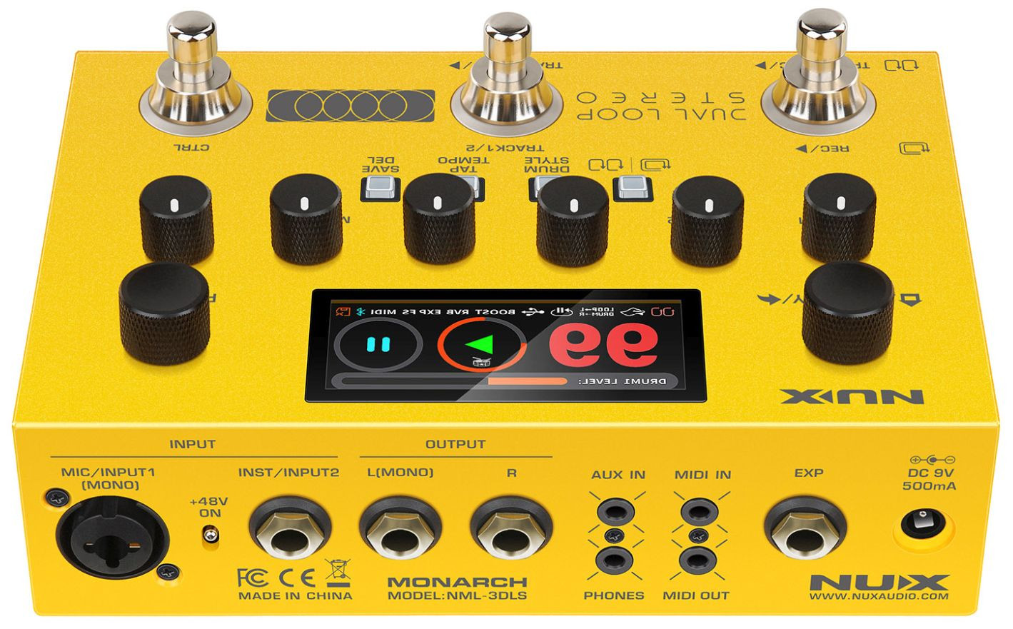 Galerijní obrázek č.3 Looper NUX Dual Loop Stereo