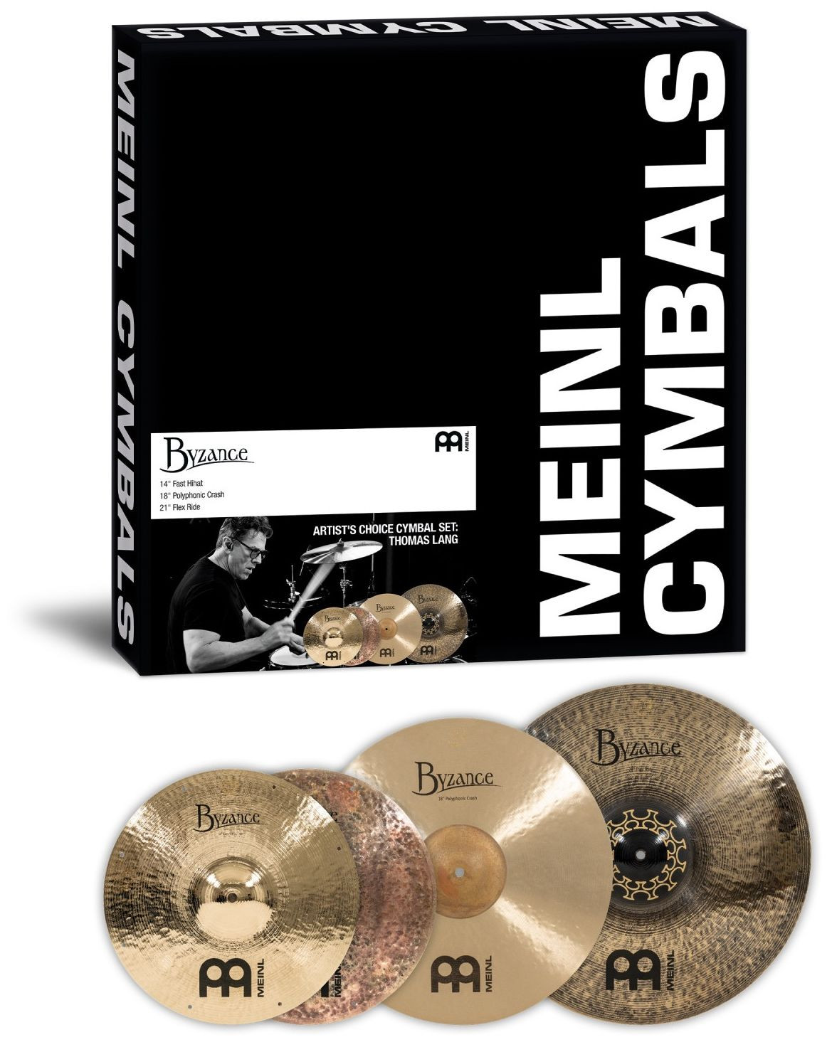 Hlavní obrázek Činelové sady MEINL Byzance Artist`s Choice Cymbal Set: Thomas Lang