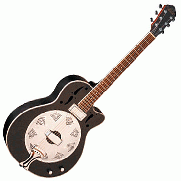 Hlavní obrázek Resonátory OSCAR SCHMIDT OR6CE-B - Rezofonická bluegrassová kytara, barva černá