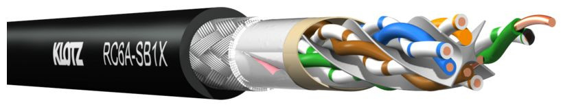 Hlavní obrázek Ethernet (digitální multipár) kabely KLOTZ RC6A-SB1X