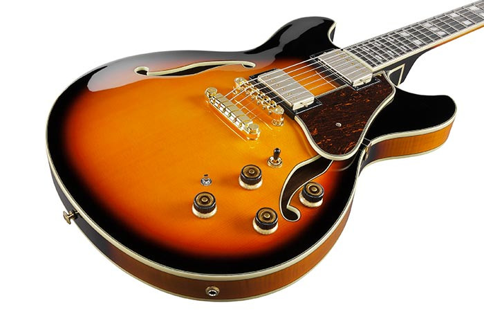 Galerijní obrázek č.1 Semiakustické a jazzové IBANEZ AS113-BS - Brown Sunburst