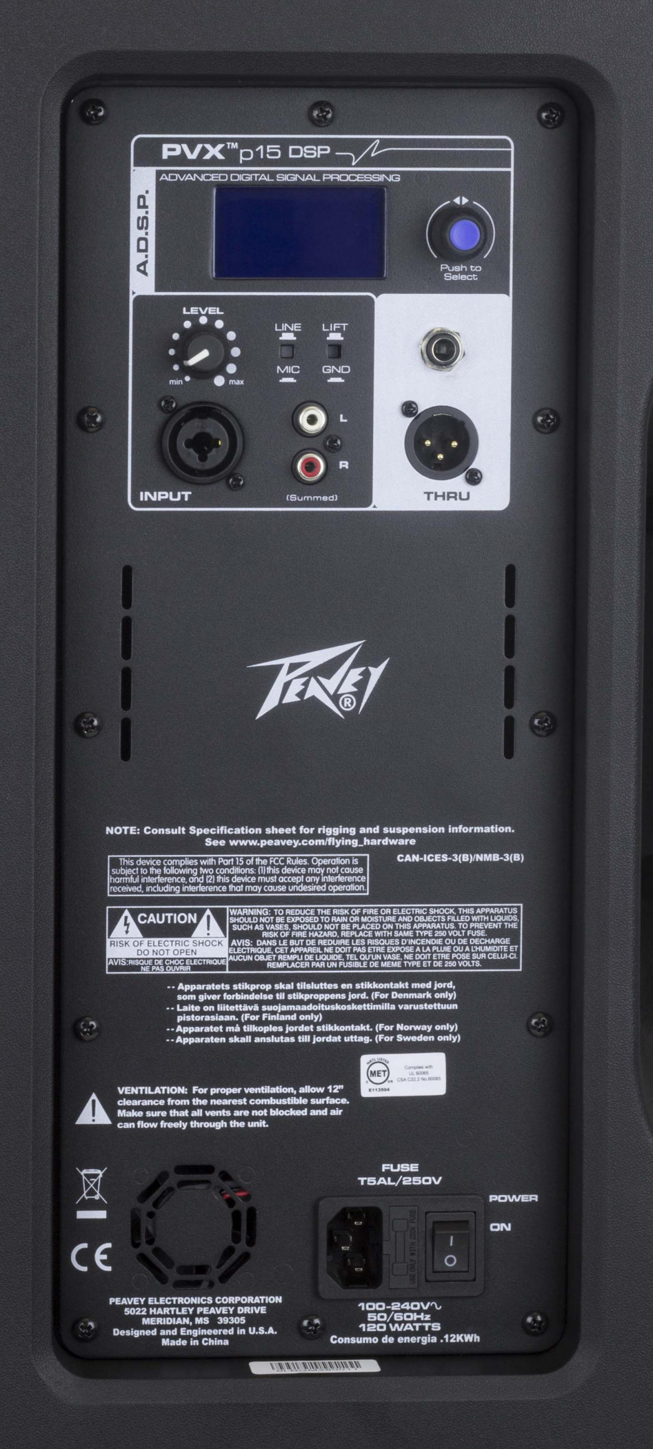 Galerijní obrázek č.7 Aktivní reproboxy PEAVEY PVX p 15 DSP