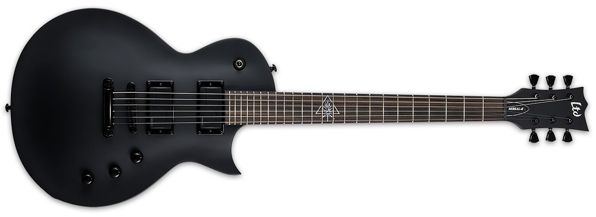 Hlavní obrázek Les Paul LTD-ESP NERGAL-6 Black Satin