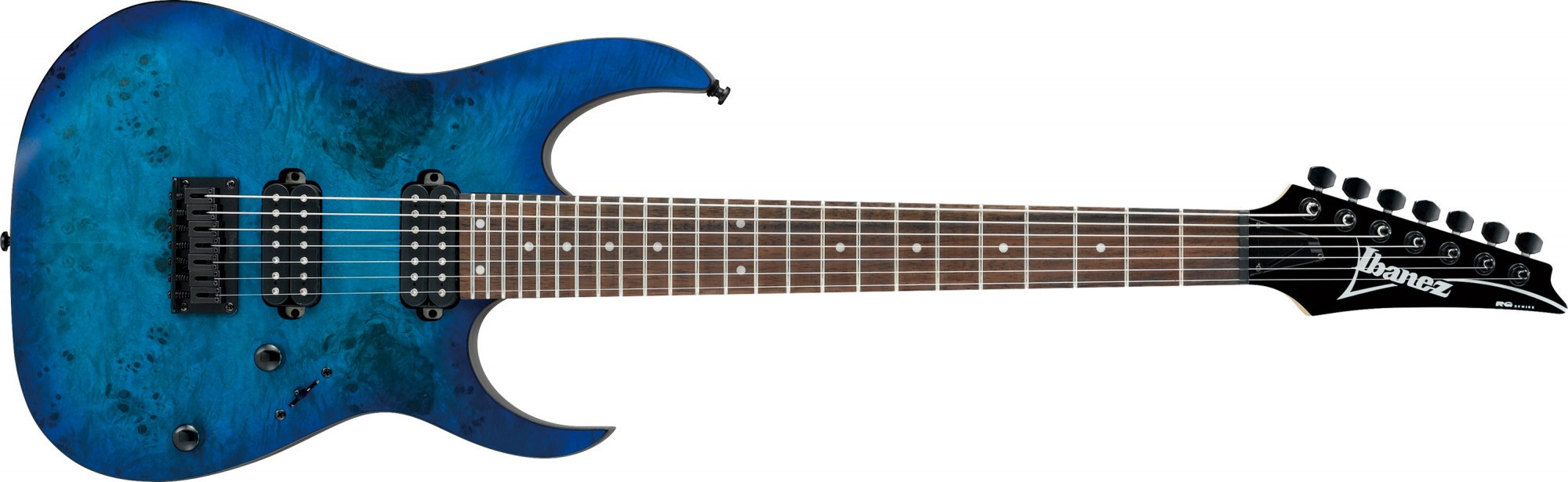 Hlavní obrázek 7strunné IBANEZ RG7421PB-SBF - Saphire Blue Flat Burst