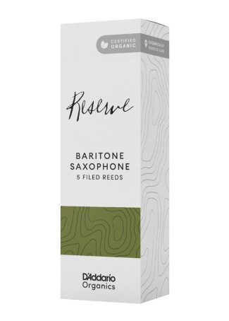 Hlavní obrázek Baryton saxofon D'ADDARIO ODLR0525 Organic Reserve Baritone Saxophone Reeds 2.5 - 5 Pack