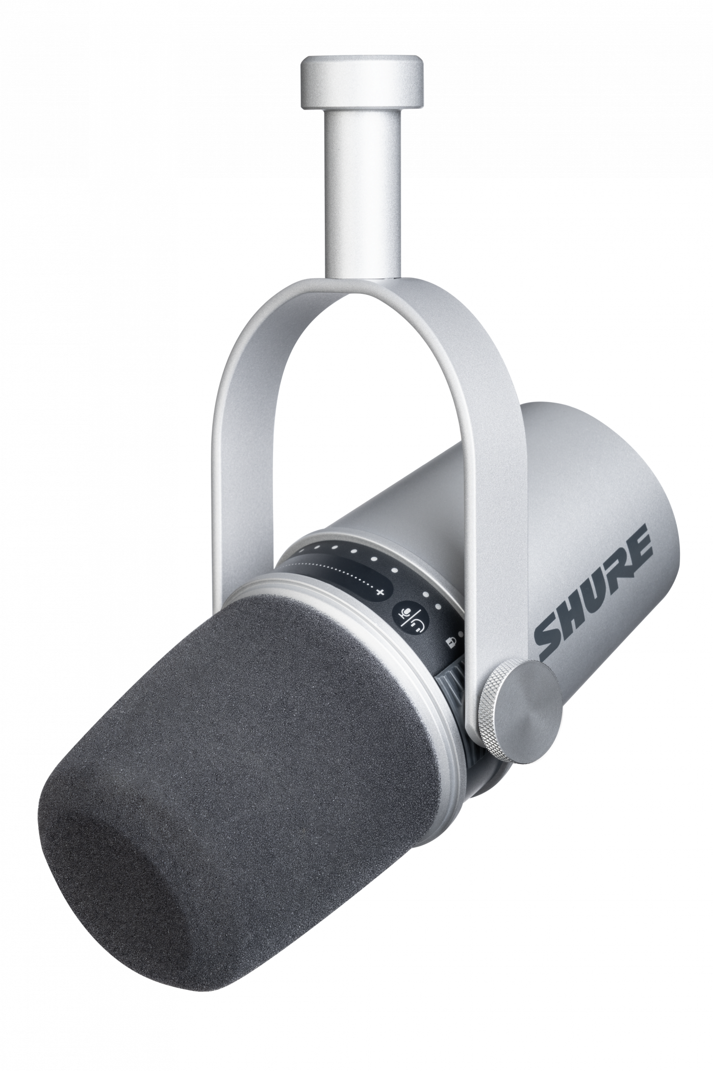 Hlavní obrázek Mikrofony pro rozhlasové vysílání SHURE MV7-S (silver)