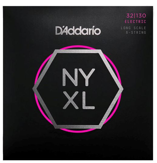Hlavní obrázek Vícestrunné a ostatní sady pro baskytaru D'ADDARIO NYXL Regular Light 6-String 32-130 Long Scale