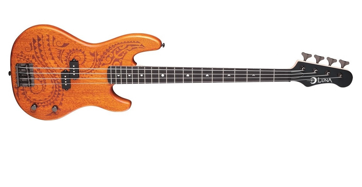 Hlavní obrázek PB modely LUNA GUITARS Tattoo Electric Bass LC